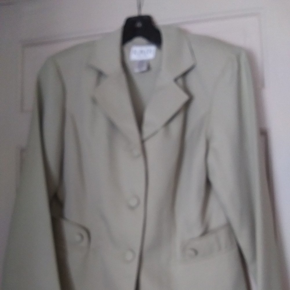 Kari Lime Green Women's Suit Jacket size 10